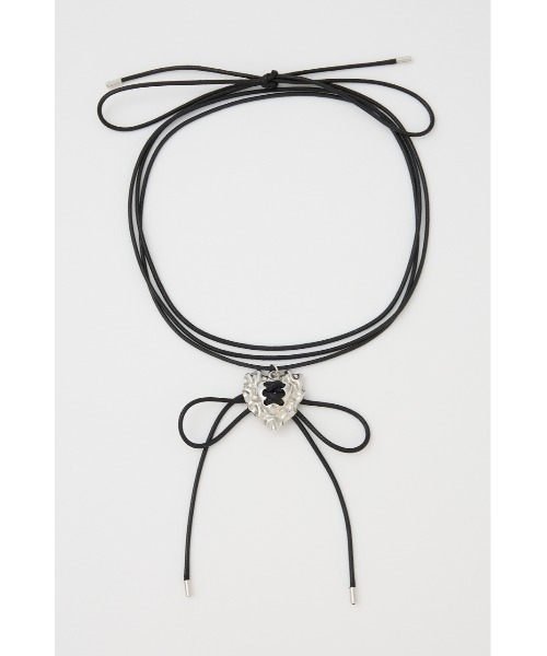 lace heart choker レース ハート チョーカー 全2色 SLY（スライ）の「LACE UP HEART CHOKER レース アップ ハート