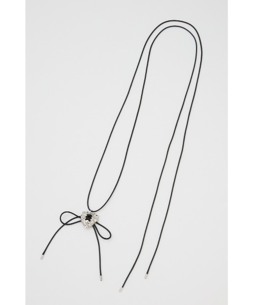 SLY(スライ)の「LACE UP HEART CHOKER レース アップ ハート チョーカー(チョーカー・レディース・シルバー・FREE)」の7枚目の写真