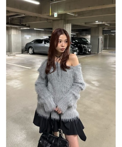 SLY(スライ)の「LACE UP HEART CHOKER レース アップ ハート チョーカー(チョーカー・レディース・シルバー・FREE)」の11枚目の写真