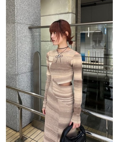 SLY(スライ)の「LACE UP HEART CHOKER レース アップ ハート チョーカー(チョーカー・レディース・シルバー・FREE)」の10枚目の写真