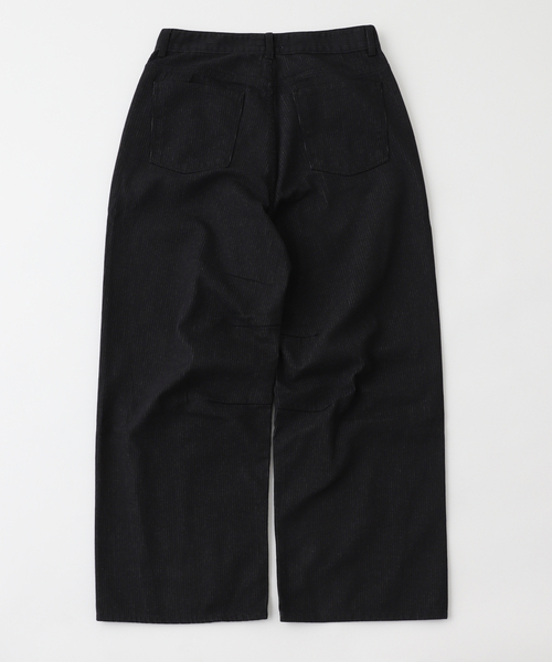 PULP/417EDIFICE(パルプフォーワンセブンエディフィス)の「【999HUMANITY / 999ヒューマニティ】AV PLEATS DENIM PANTS(デニムパンツ・メンズ・ブラック・1/2/3)」の7枚目の写真