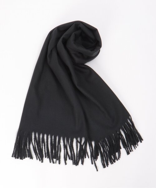 LBC（エルビーシー）の「シルクタッチマフラー（マフラー・レディース・ブラック/オフホワイト/ターコイズブルー・FREE）」の11枚目の写真