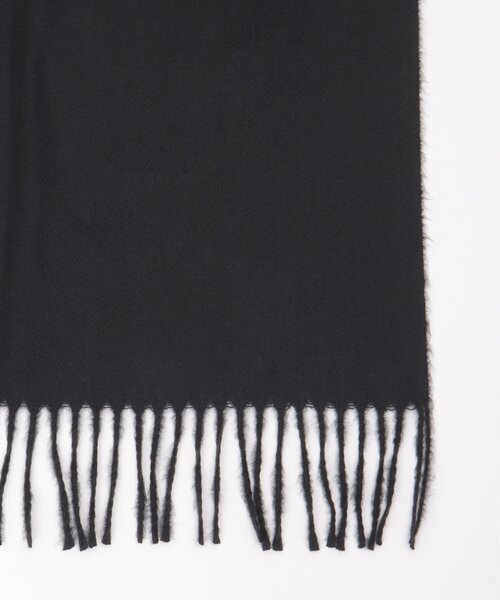 LBC（エルビーシー）の「シルクタッチマフラー（マフラー・レディース・ブラック/オフホワイト/ターコイズブルー・FREE）」の14枚目の写真