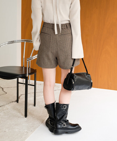 Kastane（カスタネ）の「【セットアップ対応】ツイードフリンジショートパンツ（その他パンツ・レディース・ベージュ/ブラウン・FREE）」の18枚目の写真