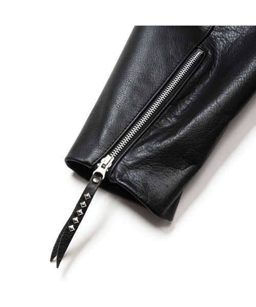 VANSON LEATHER(R) OVER SIZE DOUBLE RAIDERS JACKET