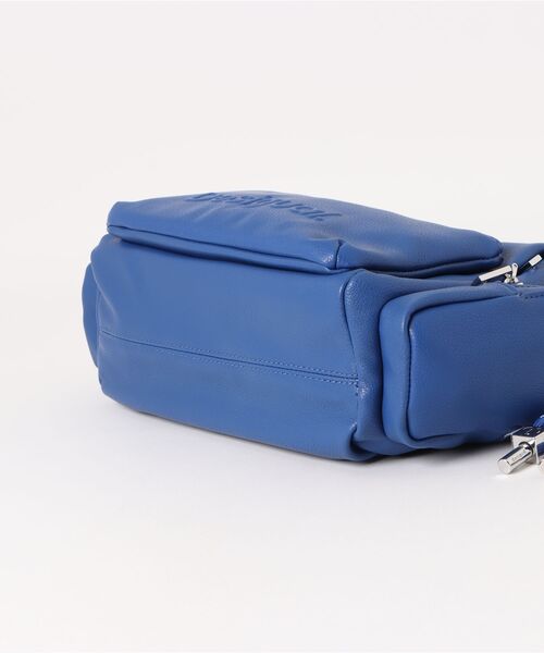 Desigual（デシグアル）の「ロゴ入りマルチポケットミディアムバッグ（ハンドバッグ・レディース・ブルー/イエロー・FREE）」の4枚目の写真