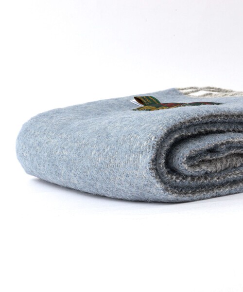 TWEED MILL（ツイードミル）の「【TWEEDMILL/ツイードミル】Pure New Wool Muffler 35 24AW（マフラー・メンズ・ライトブルー/ブラック系その他/ブルー系その他/ライトグリーン・FREE）」の8枚目の写真