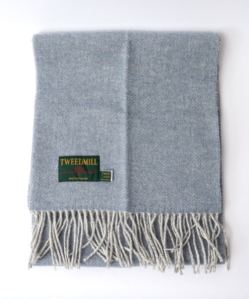 TWEED MILL（ツイードミル）の「【TWEEDMILL/ツイードミル】Pure New Wool Muffler 35 24AW（マフラー・メンズ・ライトブルー/ブラック系その他/ブルー系その他/ライトグリーン・FREE）」の12枚目の写真
