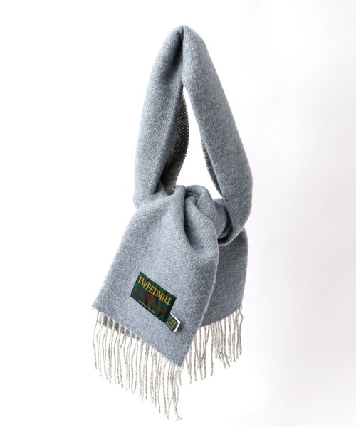 TWEED MILL（ツイードミル）の「【TWEEDMILL/ツイードミル】Pure New Wool Muffler 35 24AW（マフラー・メンズ・ライトブルー/ブラック系その他/ブルー系その他/ライトグリーン・FREE）」の19枚目の写真