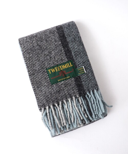 TWEED MILL（ツイードミル）の「【TWEEDMILL/ツイードミル】Pure New Wool Muffler 35 24AW（マフラー・メンズ・ライトブルー/ブラック系その他/ブルー系その他/ライトグリーン・FREE）」の21枚目の写真