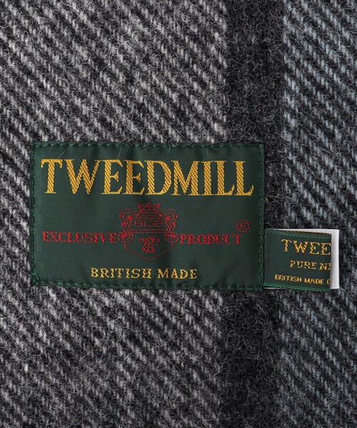 TWEED MILL（ツイードミル）の「【TWEEDMILL/ツイードミル】Pure New Wool Muffler 35 24AW（マフラー・メンズ・ライトブルー/ブラック系その他/ブルー系その他/ライトグリーン・FREE）」の22枚目の写真