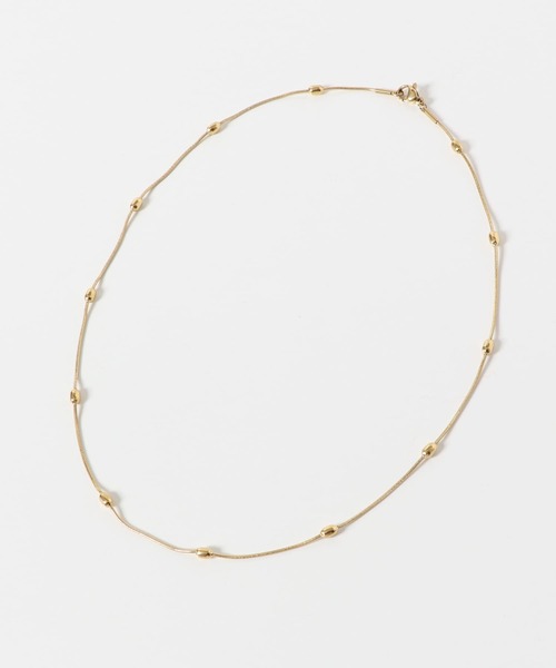 SMELLY（スメリー）の「ステンレスボールスネークネックレス（ネックレス・レディース・ゴールド・-）」の6枚目の写真