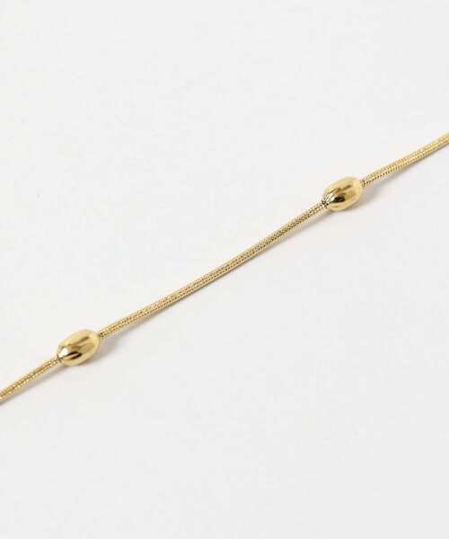 SMELLY（スメリー）の「ステンレスボールスネークネックレス（ネックレス・レディース・ゴールド・-）」の7枚目の写真