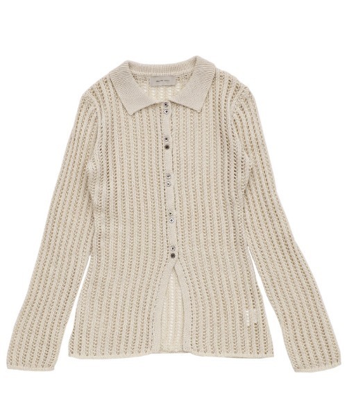 select MOCA（セレクトモカ）の「スリムラインメッシュカーディガン（カーディガン/ボレロ・レディース・アイボリー/ブラック・FREE）」の21枚目の写真