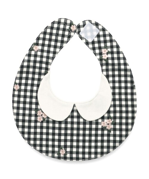 BRANSHES（ブランシェス）の「【おそろい】さくら刺繍スタイ（スタイ/よだれかけ・キッズ・ブラック/ブルー・FREE）」の14枚目の写真