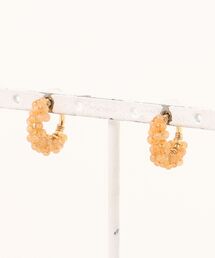 【marinaJEWELRY】Orange Aventurine pav earring SSR
