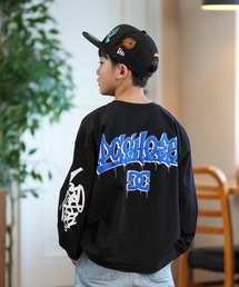 DC（ディーシー）の「DC/ディーシー キッズ ロンT 25 KD TAKEEE8 GRAFF LS YLS251532（Tシャツ/カットソー・キッズ）」