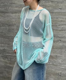 PAGEBOY | ラインメッシュプルオーバー(Tシャツ/カットソー)