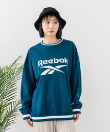 Reebok（リーボック）の「【Reebok/リーボック】裏毛 ロゴワッペン リブライン クルースウェット（スウェット）」