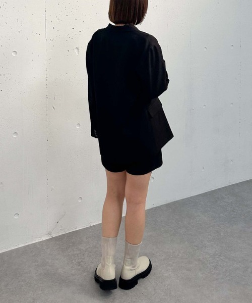 archives（アルシーヴ）の「【25ss/セットアップ対応】ベルト付タックショートパンツ（その他パンツ・レディース・ベージュ/グレー/ブラック・MEDIUM）」の20枚目の写真