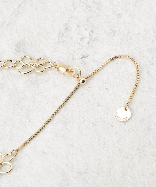 OPAQUE.CLIP（オペークドットクリップ）の「フラワーチェーンネックレス（ネックレス・レディース・ゴールド/シルバー・00）」の5枚目の写真