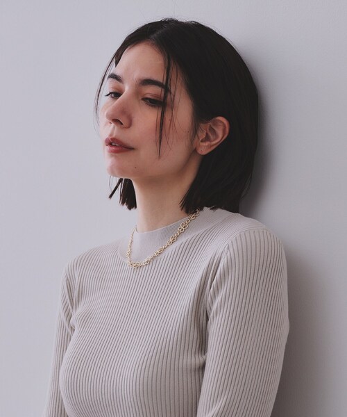 OPAQUE.CLIP（オペークドットクリップ）の「フラワーチェーンネックレス（ネックレス・レディース・ゴールド/シルバー・00）」の7枚目の写真