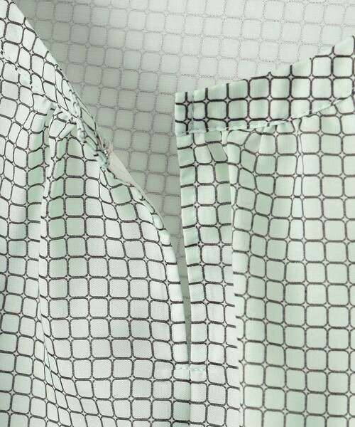 J.PRESS Ladies(J.プレス レディス)の「チェックプリント カットソー(Tシャツ/カットソー・レディース・サックスブルー系3/ライトグリーン系3/ホワイト系3・SMALL)」の16枚目の写真