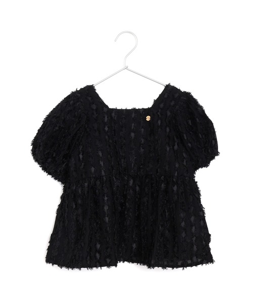 MAKE YOUR DAY（メイクユアデイ）の「バックリボンブラウス■80～140cm（シャツ/ブラウス・キッズ・サックスブルー/オフホワイト・80/90/100/110/120/130/140）」の5枚目の写真