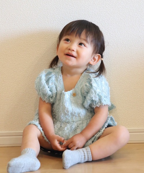 MAKE YOUR DAY（メイクユアデイ）の「バックリボンブラウス■80～140cm（シャツ/ブラウス・キッズ・サックスブルー/オフホワイト・80/90/100/110/120/130/140）」の17枚目の写真