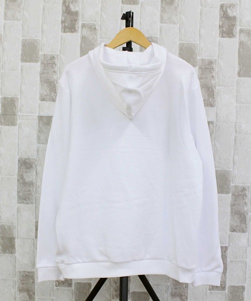 Calvin Klein(カルバン・クライン)の「CKJ モノグラムロゴ スウェットプルオーバー フーディ CK MONOGRAM LOGO PULLOVER HOODIE(パーカー・メンズ・ブルー/ホワイト/ブラック×ゴールド/ダークブルー/ブラック・S/M/L/XL)」の16枚目の写真