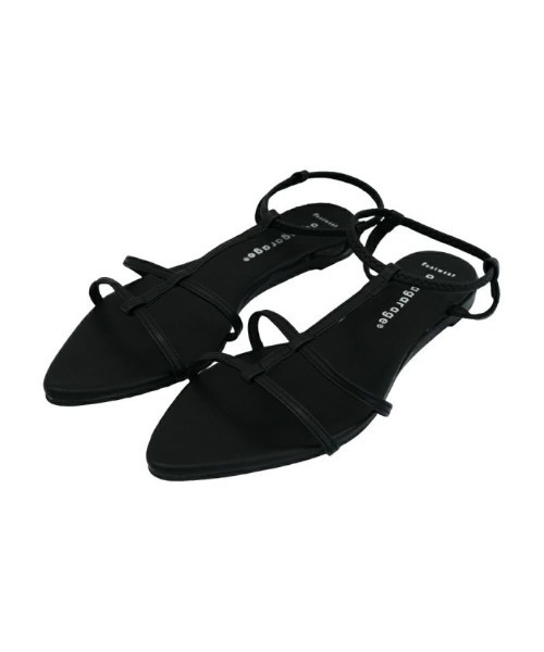 aquagarage(アクアガレージ)の「ストラップサンダル(サンダル・レディース・ブラック/シルバー/ホワイト・23.0cm/23.5cm/24.0cm/24.5cm)」の9枚目の写真