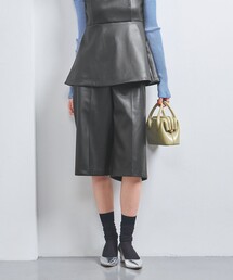 UNITED ARROWS | レザーライク ハーフパンツ(その他パンツ)