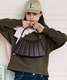 LACOSTE（ラコステ）の「LENGLEN レザープリーツハンドバッグ（ハンドバッグ）」