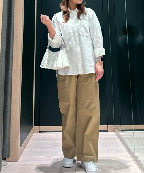 Lacoste テニススカートラムレザーバッグ LACOSTE（ラコステ）の「ファッションショー テニススカート