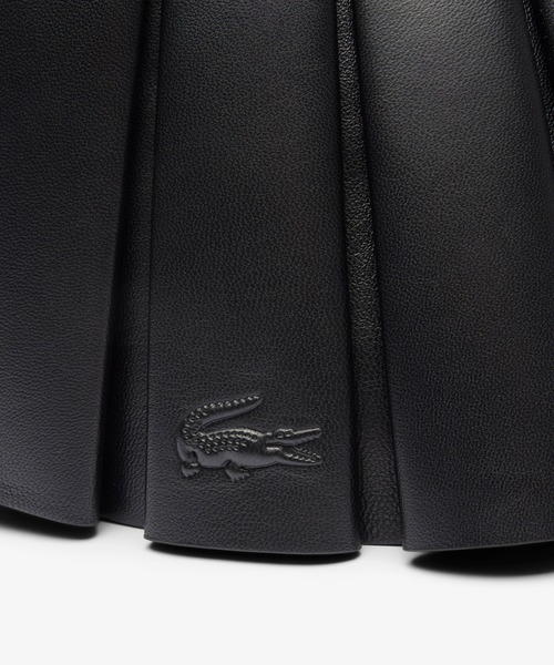 LACOSTEテニススカートラムレザーバッグ ファッションショー テニススカートラムレザーバッグ