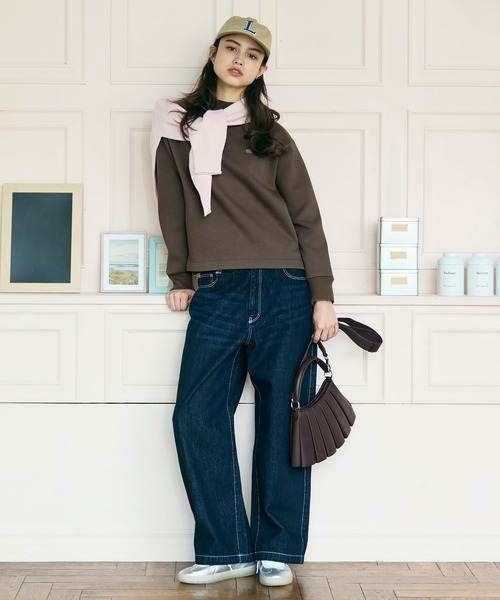 LENGLEN レザープリーツハンドバッグ（ショルダーバッグ）｜LACOSTE