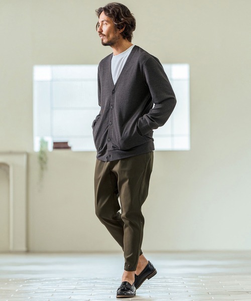 Magine(マージン)の「mcg3597- Surf Knit Fabric Cardigan カーディガン(カーディガン/ボレロ・メンズ・チャコールグレー/ブラック/ミックスグレー・44/46/48)」の7枚目の写真