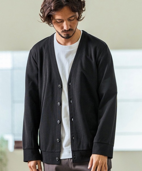 Magine(マージン)の「mcg3597- Surf Knit Fabric Cardigan カーディガン(カーディガン/ボレロ・メンズ・チャコールグレー/ブラック/ミックスグレー・44/46/48)」の12枚目の写真