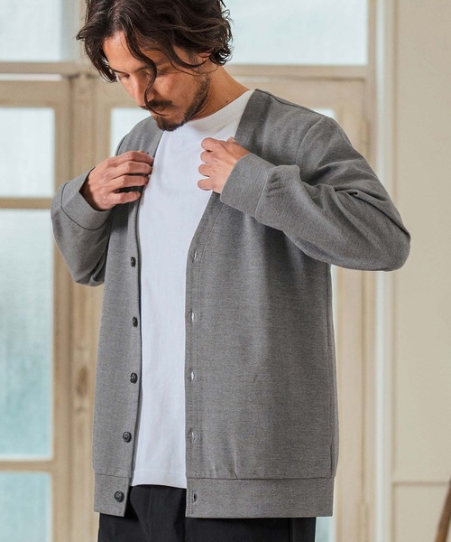 Magine(マージン)の「mcg3597- Surf Knit Fabric Cardigan カーディガン(カーディガン/ボレロ・メンズ・チャコールグレー/ブラック/ミックスグレー・44/46/48)」の17枚目の写真