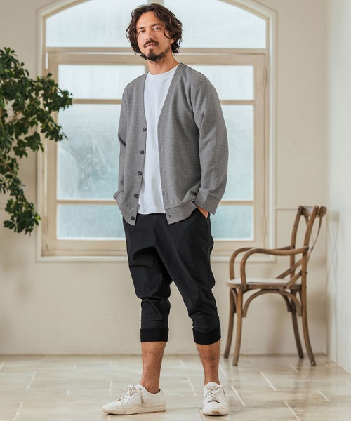 Magine(マージン)の「mcg3597- Surf Knit Fabric Cardigan カーディガン(カーディガン/ボレロ・メンズ・チャコールグレー/ブラック/ミックスグレー・44/46/48)」の18枚目の写真