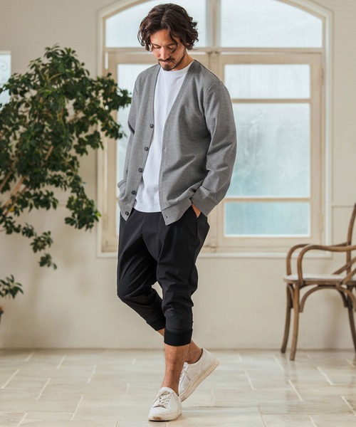 Magine(マージン)の「mcg3597- Surf Knit Fabric Cardigan カーディガン(カーディガン/ボレロ・メンズ・チャコールグレー/ブラック/ミックスグレー・44/46/48)」の20枚目の写真