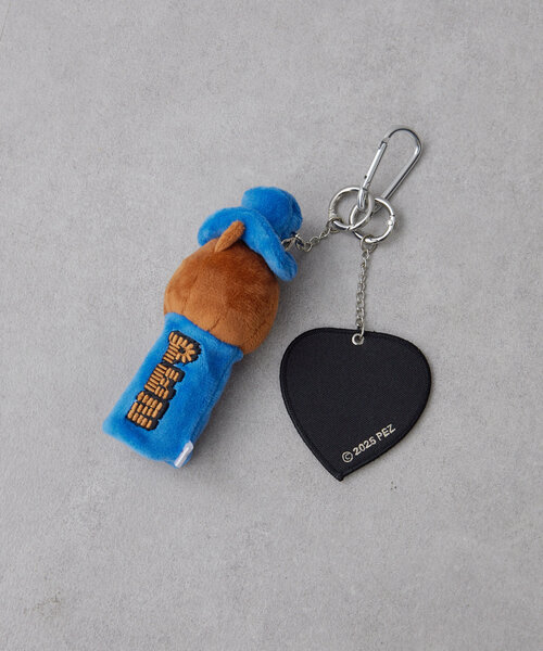 【新品タグ付】 【PEZ×ear】ディスペンサー型ぬいぐるみチャーム　ブルー PEZ(ペッツ)×ear】ディスペンサー型ぬいぐるみチャーム