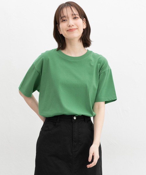 セール】【ハニさら・接触冷感・UVカット】きれいめTシャツ（T