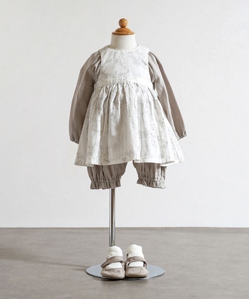 NAOMI ITO（ナオミイトウ）の「【Hommage de NAOMI ITO】ブルマ グレーアップリケ 50-70・70-90cm（その他ベビーウェア・キッズ・グレー・50-70cm）」の5枚目の写真