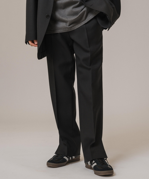 Couture d'adam（クチュールドアダム）の「COUTURE D’ADAM(クチュール ド アダム) Slit PT / Vintage Tropical（スラックス・メンズ・ブラック・40/42）」の9枚目の写真