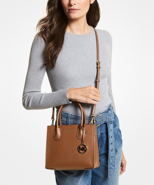 MICHAEL KORS(マイケルコース)の「MERCER ショッパートート クロスボディ ミディアム(ショルダーバッグ・レディース・ブラウン系・FREE)」の9枚目の写真