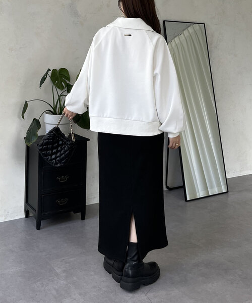 prose verse（プロズヴェール）の「バックメタルスキッパースウェット（Tシャツ/カットソー・レディース・ホワイト/ブラック・MEDIUM）」の16枚目の写真