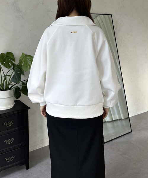 prose verse（プロズヴェール）の「バックメタルスキッパースウェット（Tシャツ/カットソー・レディース・ホワイト/ブラック・MEDIUM）」の22枚目の写真