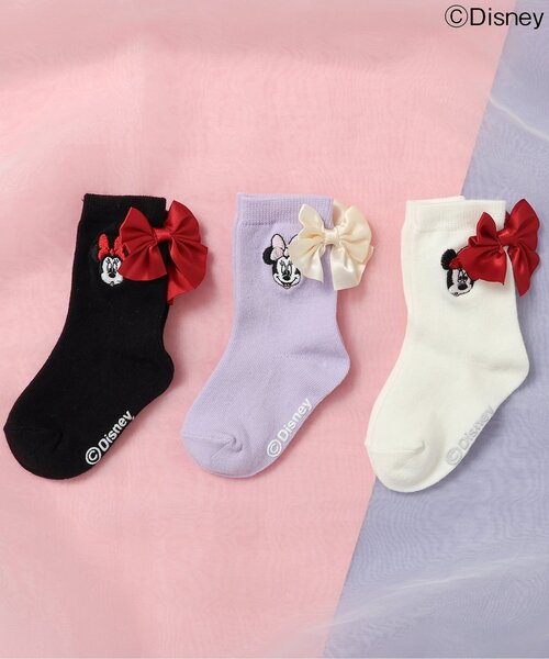 ディズニー ミニーマウス マリー ソックス3点セット ディズニー ミニーマウス マリー ソックス3点セット Disney ミニー