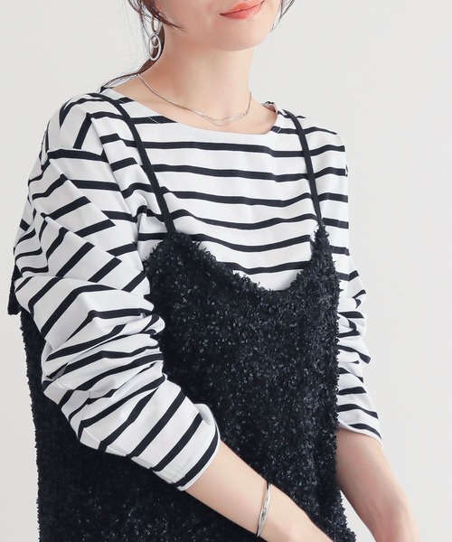 n'OrLABEL（ノアールレーベル）の「『テープヤーンニットキャミソール』（キャミソール・レディース・グレー/ベージュ/ブラック・1/2）」の22枚目の写真